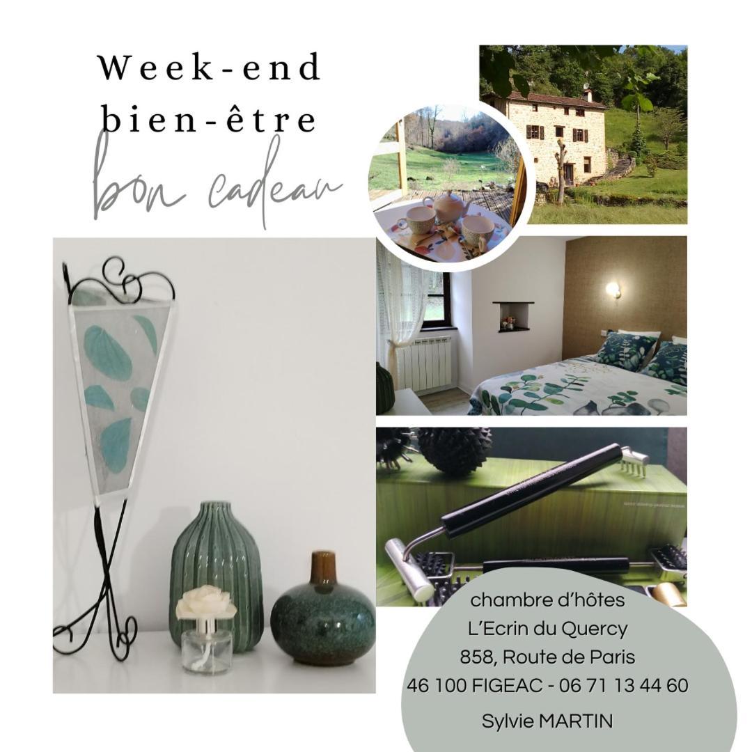 Chambre D'Hotes L'Ecrin Du Quercy Bed & Breakfast Figeac Exterior photo